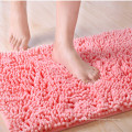 soft long pile microfiber chenille mat floor tile